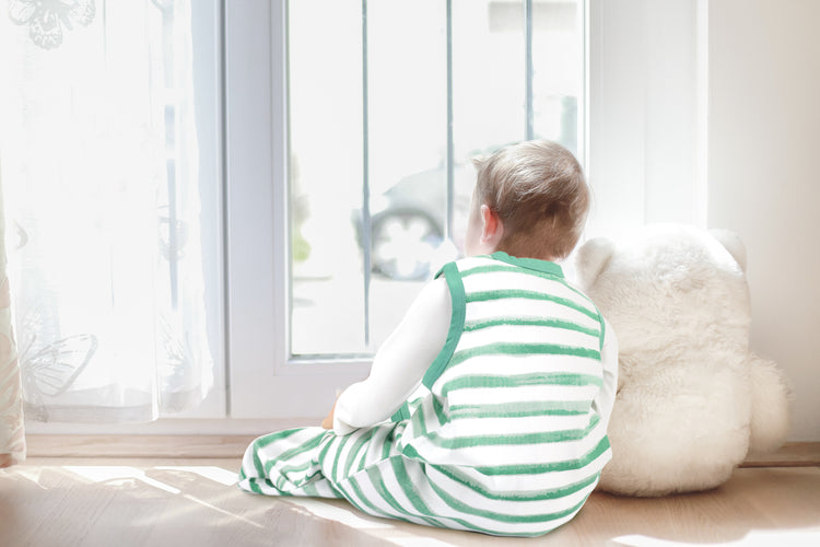 Bublo Baby Baby Wearable Blanket, Cotton Sleep Sacks for 6-12 Months, 2 Pack Unisex Sleeping Bag Sack, Medium Size, 2-Way Zipper, 0.5 Tog Breathable Cotton