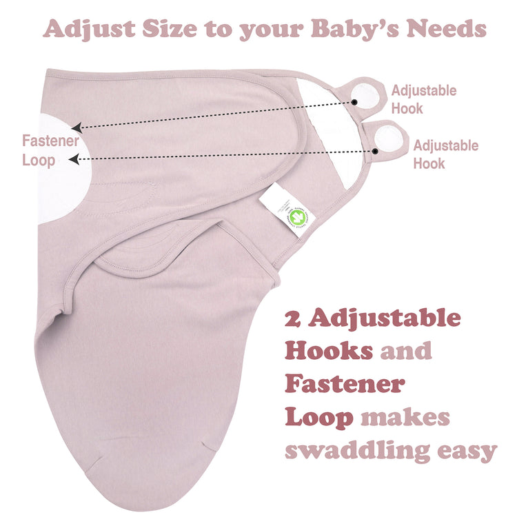 Baby Swaddle Blanket Wrap, 3-Pack Organic Newborn Swaddle Sack, Baby Swaddles 0-3 Months, Swaddles for Newborns, Baby Sleep Sack, Baby Swaddle Blanket Wrap