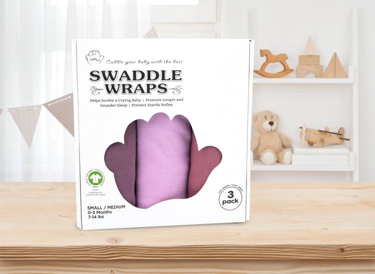 Baby Swaddle Blanket Wrap, 3-Pack Organic Newborn Swaddle Sack, Baby Swaddles 3-6 Months, Swaddles for Newborns, Baby Sleep Sack, Baby Swaddle Blanket Wrap